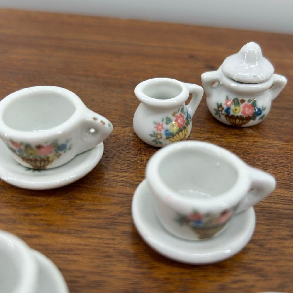 Miniature Ceramic Tea Set - Picture 5 of 5